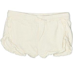 Ban-Jara Fringe Elastic Tie Off White  Med Woman's Shorts New